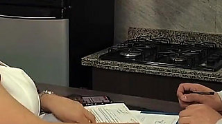 Hot Latina Contractor Fucks Me at Home and Swallows My Cum After Deep Blowjob