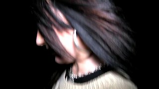 Naughty Brunette Amateur in Threesome