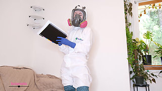 Hazmat Masturbation on the House