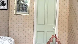 Amateur fetish BDSM action with redhead