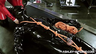 Tied up in Bondage He Is Used as a Human Toilet Part 1