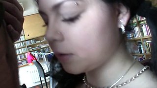 Party teen blowjob cumshot