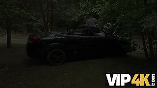 Filthy Busty MILF Enjoys a Young Cock In the Woods Letting Her Perv Old Hubby Watch Her Fucking