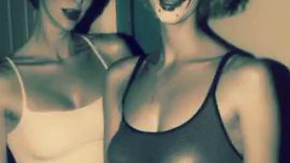 Threesome with Busty Babe: Blowjob, Cowgirl  Amateur Porn