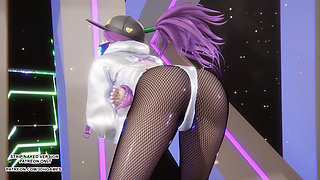 MMD Aespa - Supernova Akali Hot Kpop Dance League of Legends Uncensored Hentai