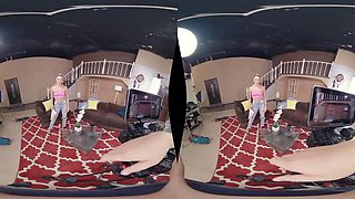 Emma Hix plays with the cameraman
