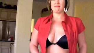 Stepmom Poses For Son