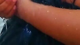 Very Hot in Summer, Stepmom Wants to Take Shower at Night, Stepson Also Join