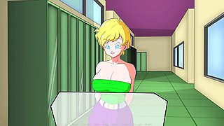 First encounter with Erasa, Videl's well-endowed friend in this hybrid erotic adventure