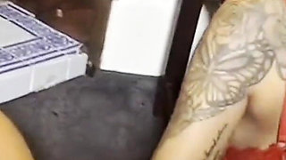 3 Hot Big Boobed Sluts Make Out with Each Other.