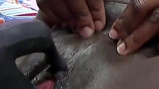 Busty Black Pregnant Lesbians in Action