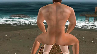 Cougar Rosalina sex in beach X
