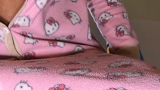 I Caught and Creampie My Stepdaughter on the Toilet While Her Stepmom Is at Work, Pussy Cumshot Sheisnovember During Cowgirl Sex