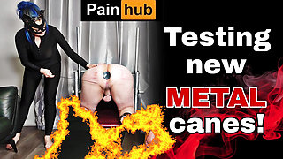 Training Zero Femdom Metal Cane Spanking my Bondage Slave Real Homemade Amateur Wife MILF Step Mom FLR BDSM Submissive Chastity