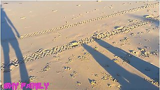 Fucking & Fisting My Wifes Best Friend At Public Nude Beach While People Watch From Afar! With Shyfamily