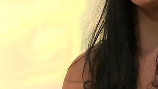 Audrey makes her big tits dance as she explodes with pleasure