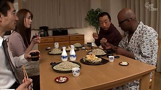 Tempting Japanese girl in my favorite interracial video