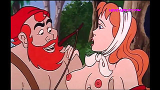 Little Red Riding Hood Caught and Fucked By The Hunter - Vintage Cartoon Porn Parody