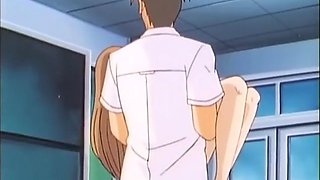 Japanese anime teen pussy banged