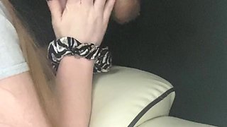Sluttybritt Handling Daddy's Big Black Dick