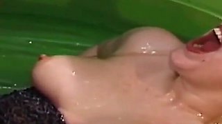 Piss Gangbang Party with Blonde Cum Slut Dany Sunt