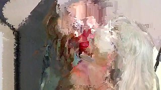 Skinny MILF Swallows Jizz And Piss