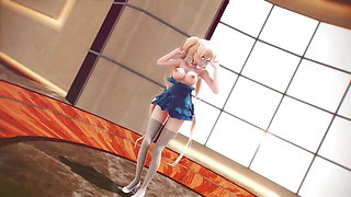 Mmd R-18 Anime Girls Sexy Dancing Clip 344