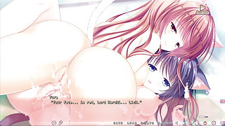 Let's Play - NEKO-NIN exHeart, Scene 5 - Tama & Yura