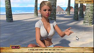 Lewd Island 3 - we found a suitcase with lingerie in