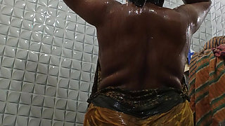 Desi vabi girl bathroom shower hot nature