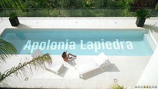 Apolonia By The Pool With Christian Clay, Apolonia Lapiedra - Brazzers