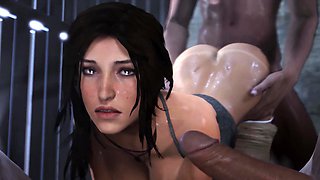 Tomb Raider Animated Sweet Lara Croft Wild Fuck Compilation