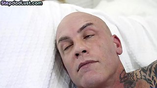Petite 21YO Blonde Cockriding on Dilf