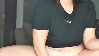 British Chavy Teen Slut Squirts All Over Her Nike Shorts