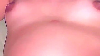 Horny Pregnant Wife Touches Her Giant Pussy Until Milk Comes Out