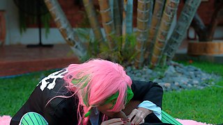 Innocent Mitsuri receives a tremendous anal from Tanjiro