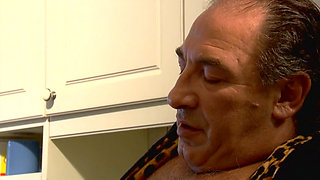 Blonde Milf gets her mouth and pussy filled with huge cock