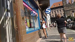 Hunt4k. struck cuckold observes gf's porn for currency with another man
