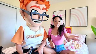 Sarah Lace’s Masturbation Game Ends with My Creampie