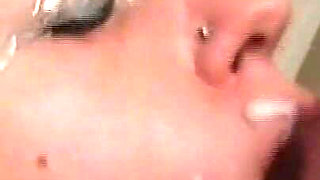 Young Busty Girl with Hairy Pussy Fucked and Cummed in Mouth by Monster Black Cock