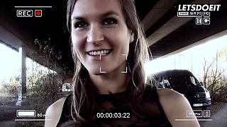 Luisa Has Her Big Natural Tits Pounded Hard In Public Bus Sex