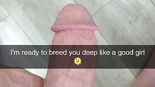Cheating Curly Haired MILF Begs To Be Bred On Snapchat. Breeding Creampie Dirty Talk