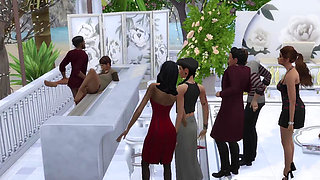 The Blissful Simmers_Wedding after party turned sex party