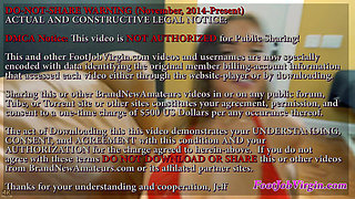 Part 2 of 5 lovely French & Latina foot tattoo worship and high heels removal toe sucking and cock teasing