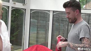 Mature Redhead Amber Vixxen In Hardcore Threesome