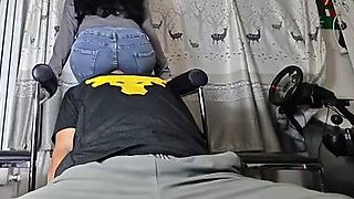 Chinese Femdom - Facesitting HumanChair HumanSeat