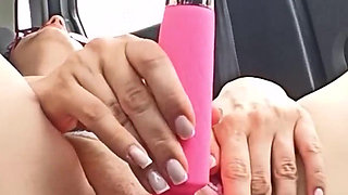 Masturbating in a Car. Real Female Orgasm. Full. Ep 22613