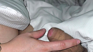 Step Mom Unplanned handjob step son in hotel room