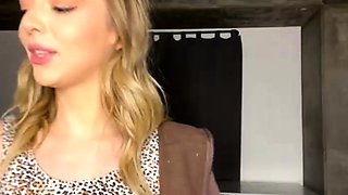 Small titted babe toys her pussy on webcam