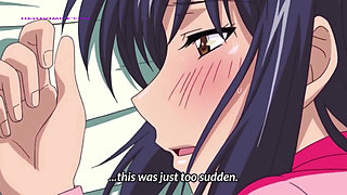 First Time with my Hairy Stepsis, Her Pussy is Completely Drenched - Uncensored Hentai